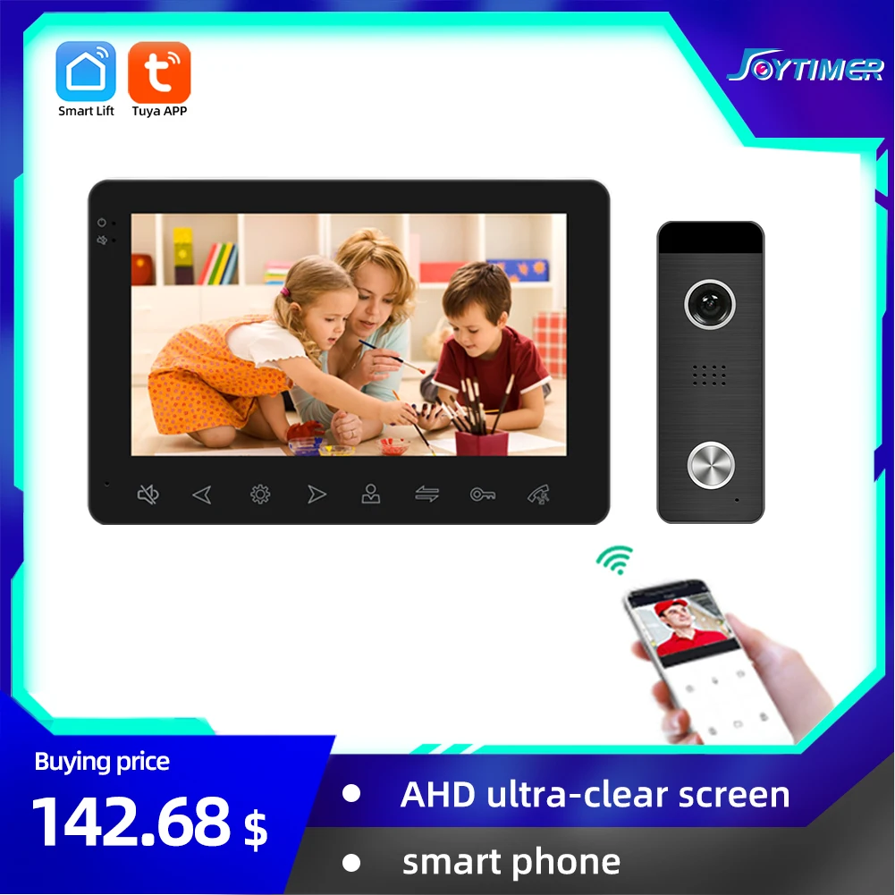 Joytimer Home Tuya Smart Video Intercom System AHD Screen Video Door Phone 130° Super Wide-Angle Camera 4-core cable connection
Joytimer Home Tuya Smart Video Intercom System AHD Screen Video Door Phone 130° Super Wide-Angle Camera 4-core cable connection