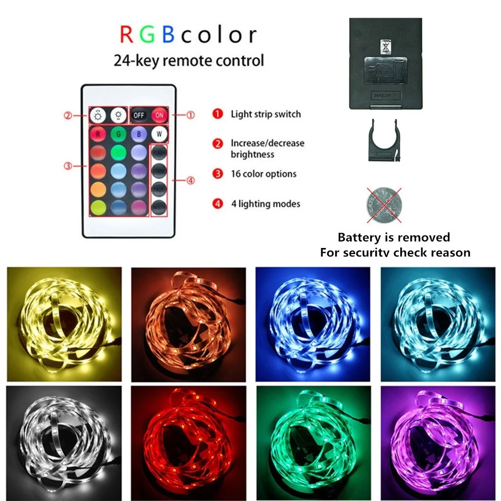 5050 Led Strip Light RGB Flexible Ribbon Lighting For Bedroom Decoration Background Luminous Lamp Bluetooth Model Controller USB
5050 Led Strip Light RGB Flexible Ribbon Lighting For Bedroom Decoration Background Luminous Lamp Bluetooth Model Controller USB