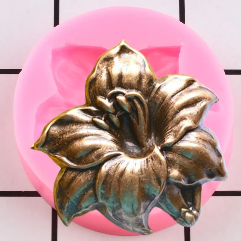 

Тропическая тема цветы силиконовые формы DIY партия кекс Топпер инструменты для украшения тортов из мастики конфеты глина форма для шоколад...