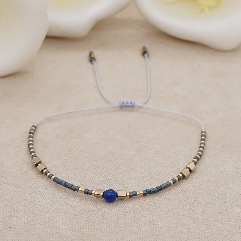 Ethnic Bracelet South American Ethnic Miyuki Beads Hand-woven Natural Stone Beaded Lovers Pulseras for Women Jewelry Armband
Ethnic Bracelet South American Ethnic Miyuki Beads Hand-woven Natural Stone Beaded Lovers Pulseras for Women Jewelry Armband