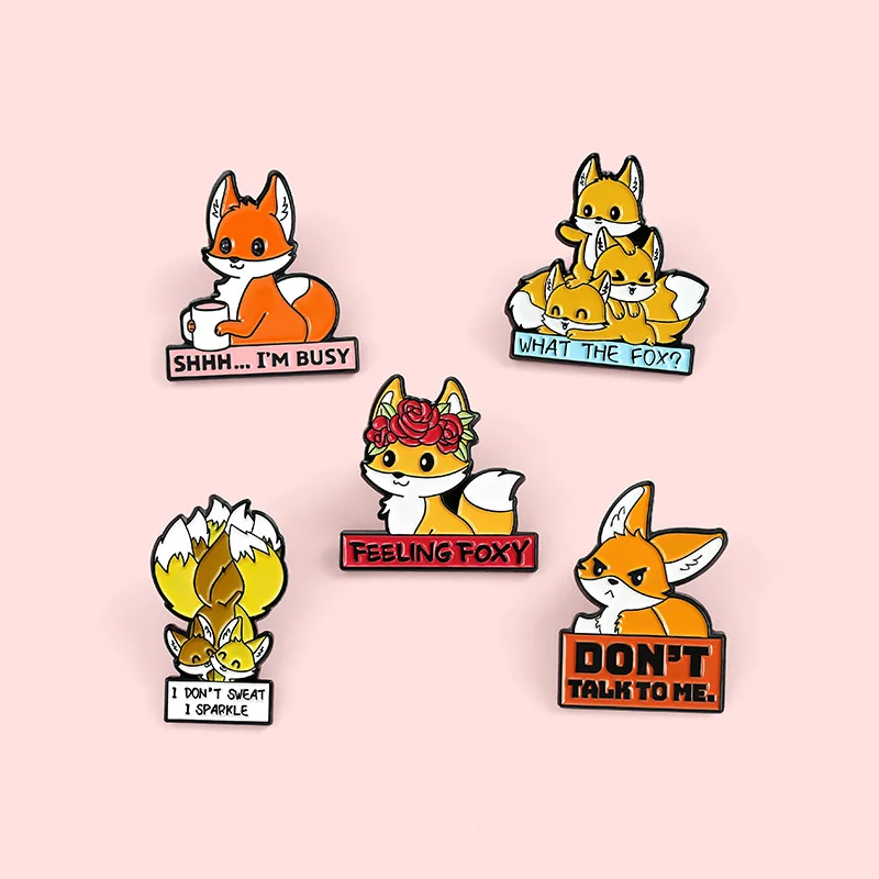 Cartoon Little Fox Brooch in Shirt Fox Quotes Brooch Cartoon Fox Lapel Pins Wreath Backpack Badge Fashion Brooch Enamel Pins
Cartoon Little Fox Brooch in Shirt Fox Quotes Brooch Cartoon Fox Lapel Pins Wreath Backpack Badge Fashion Brooch Enamel Pins