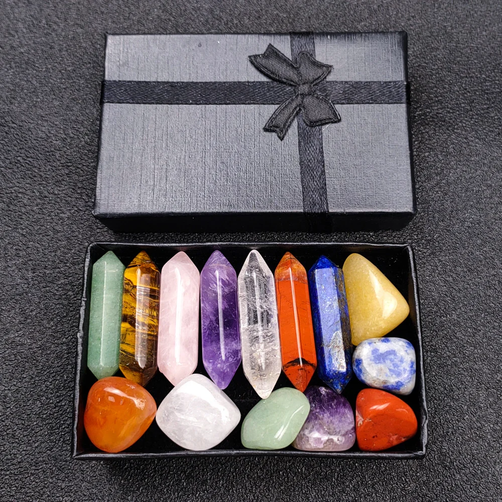 Crystals Kit Gift Box Natural Stone Chakra Set Healing Stones Yoga Amulet Meditation Ornaments Home Decoration
Crystals Kit Gift Box Natural Stone Chakra Set Healing Stones Yoga Amulet Meditation Ornaments Home Decoration