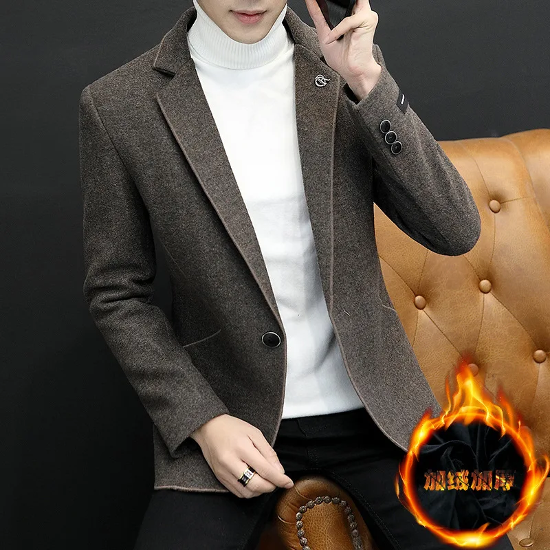 2020 Men's Casual Solid Color Suit Teenagers Slim Handsome Winter Thick Casual blazer
2020 Men's Casual Solid Color Suit Teenagers Slim Handsome Winter Thick Casual blazer