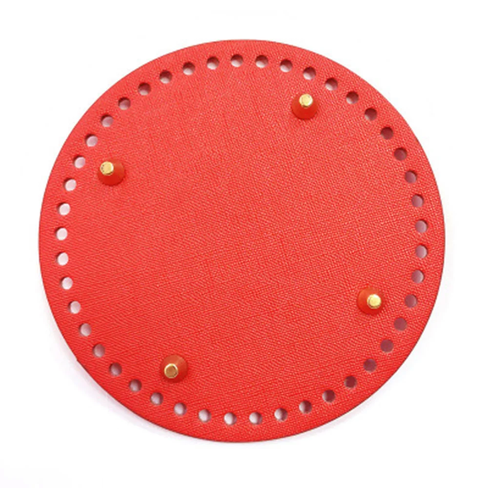 15*15cm Round Bottom For Knitting Bag Pu Leather Rivet Women Bags Handmade Diy Bag Accessories Diy Crochet Bag Bottom
15*15cm Round Bottom For Knitting Bag Pu Leather Rivet Women Bags Handmade Diy Bag Accessories Diy Crochet Bag Bottom