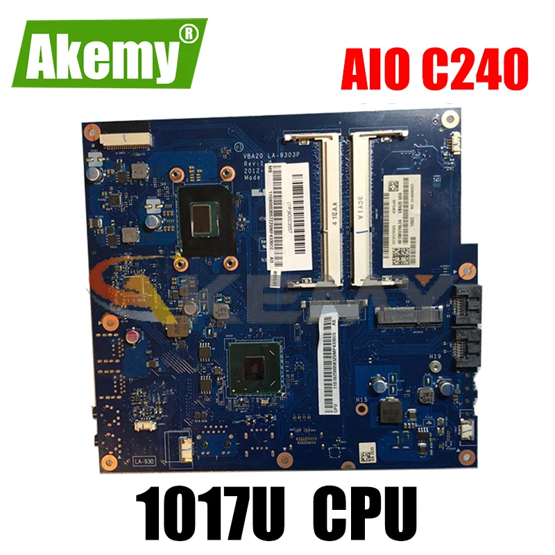 Akemy VBA20 LA-9303P 90003557 для Lenovo AIO C240 все-в-одном компьютере Материнская плата Процессор 1017U DDR3 100% тесты работы
Akemy VBA20 LA-9303P 90003557 для Lenovo AIO C240 все-в-одном компьютере Материнская плата Процессор 1017U DDR3 100% тесты работы