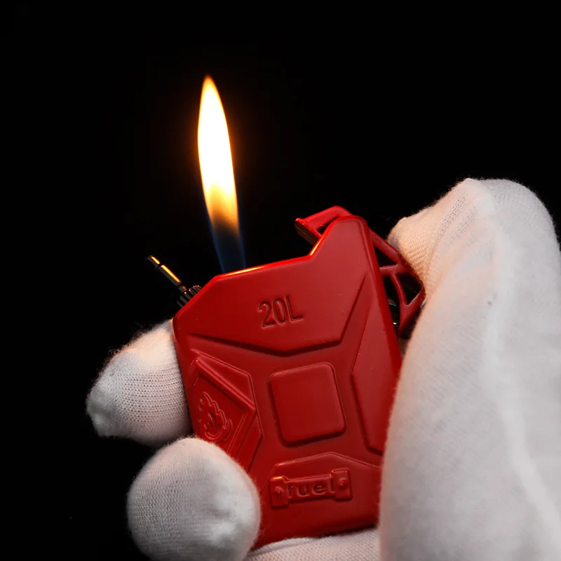 Mini Keychain Lighter Creative Oil Drum Shaped Butane Gas Refillable Lighter Free Fire for Smoking Cigarette Accessaries
Mini Keychain Lighter Creative Oil Drum Shaped Butane Gas Refillable Lighter Free Fire for Smoking Cigarette Accessaries
