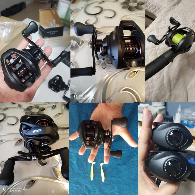 LINNHUE BF2000 Baitcasting Reel 7.2:1 12+1BB Gear Ratio Fishing Reels Magnetic Brake System Saltwater Bait Casting Reel Fishing 
LINNHUE BF2000 Baitcasting Reel 7.2:1 12+1BB Gear Ratio Fishing Reels Magnetic Brake System Saltwater Bait Casting Reel Fishing