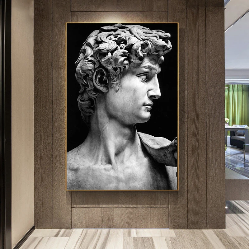 Nordic Art Sculpture of David on The Wall Art Posters and Prints Canvas Paintings Wall Art Picture for Living Room Home Decor
Nordic Art Sculpture of David on The Wall Art Posters and Prints Canvas Paintings Wall Art Picture for Living Room Home Decor
