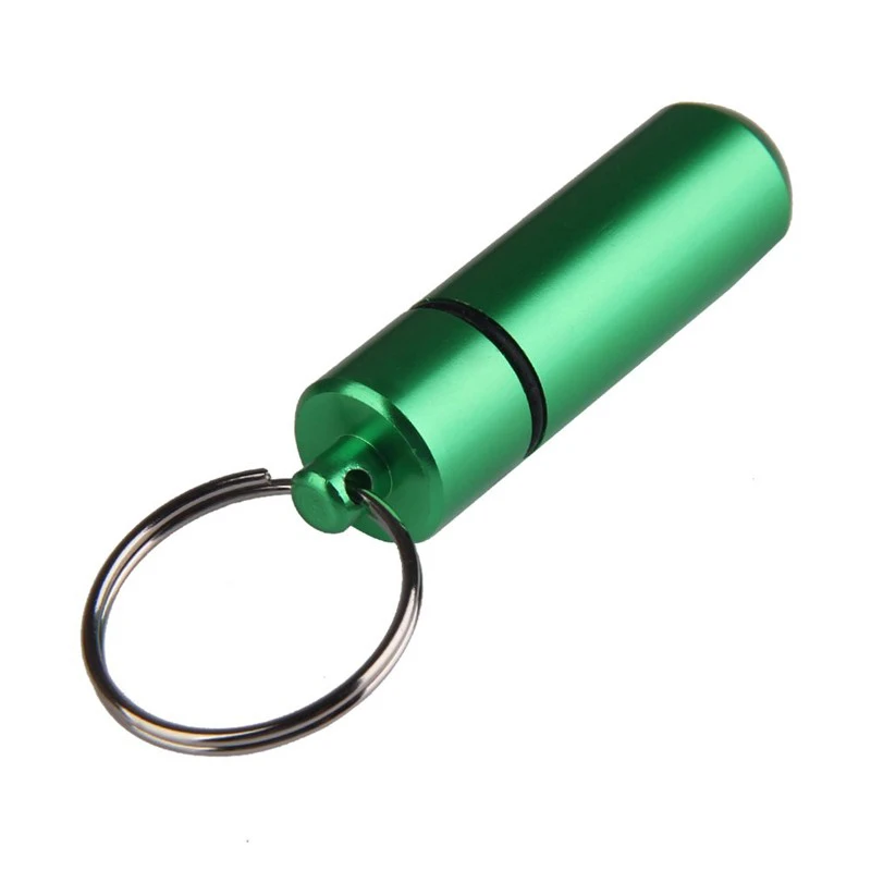 Portable Small Cute Mini Prescription Pill Container Keychain Box Waterproof Aluminum Pill Box Outdoor Emergency Pill Bottle
Portable Small Cute Mini Prescription Pill Container Keychain Box Waterproof Aluminum Pill Box Outdoor Emergency Pill Bottle