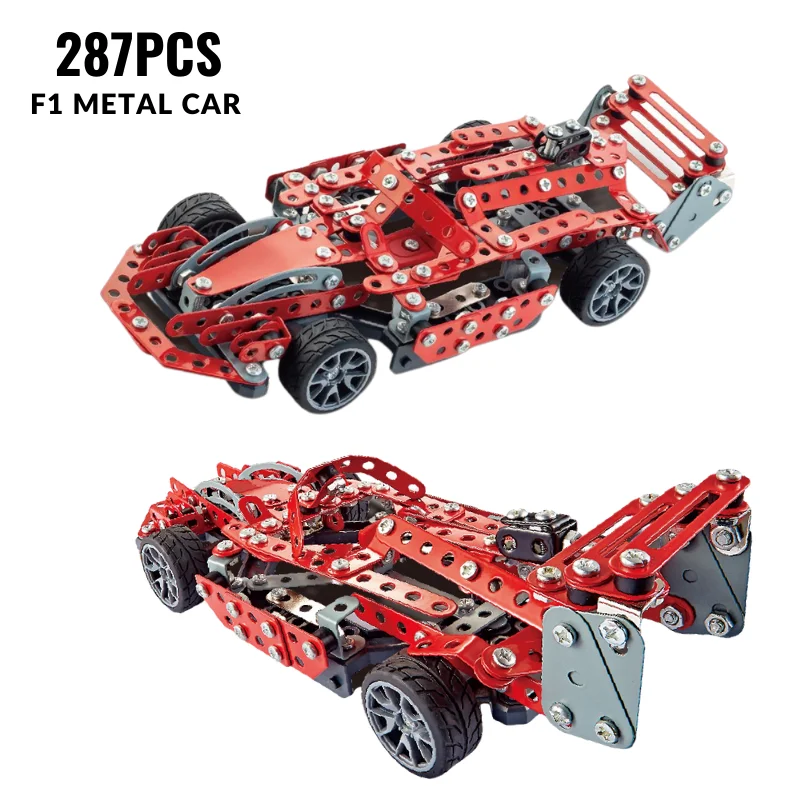 F1 Building Blocks 287PCS Metal Car Racing Series High-Tech Formula 1 Car Model Stainless Steel Vehicle Creative Bricks Toys Boy
F1 Building Blocks 287PCS Metal Car Racing Series High-Tech Formula 1 Car Model Stainless Steel Vehicle Creative Bricks Toys Boy