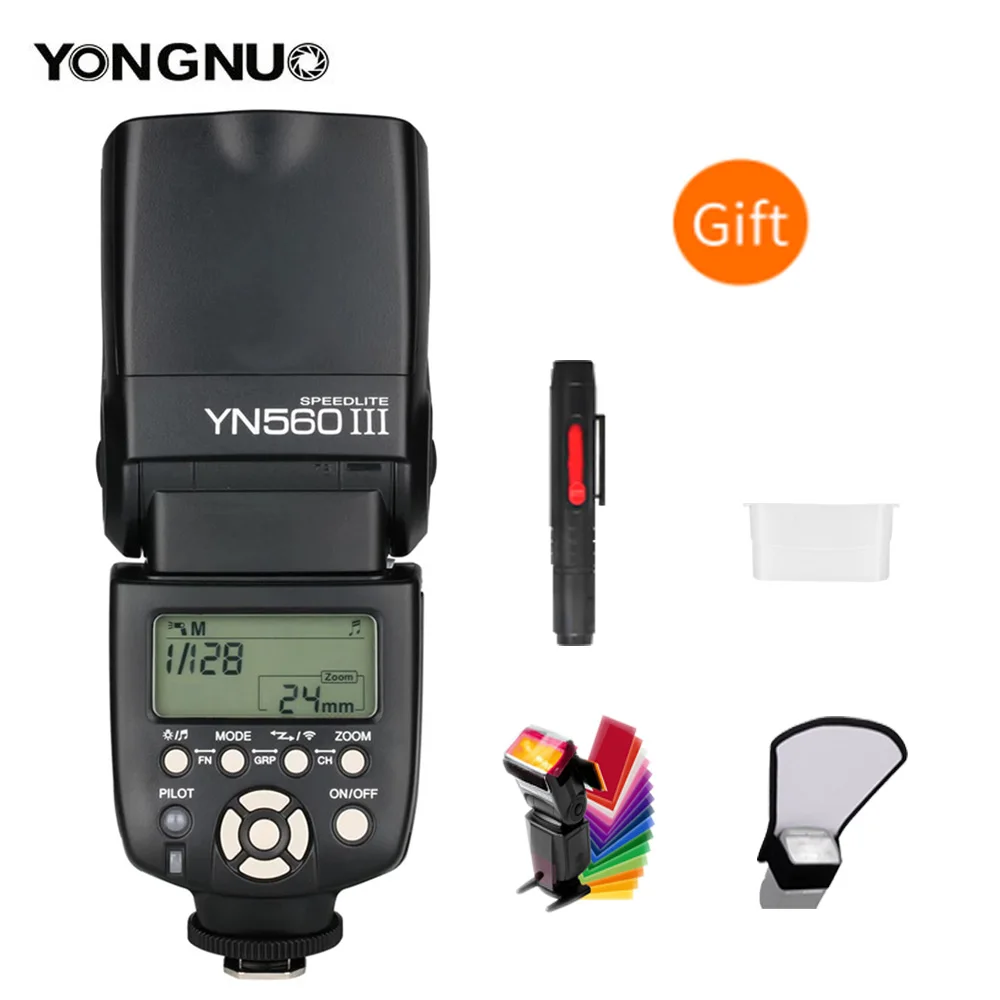 Беспроводная вспышка YONGNUO YN560III YN560-III, YN560 III, для фотоаппаратов Canon, Nikon, Olympus, Panasonic, Pentax, DSRL
Беспроводная вспышка YONGNUO YN560III YN560-III, YN560 III, для фотоаппаратов Canon, Nikon, Olympus, Panasonic, Pentax, DSRL