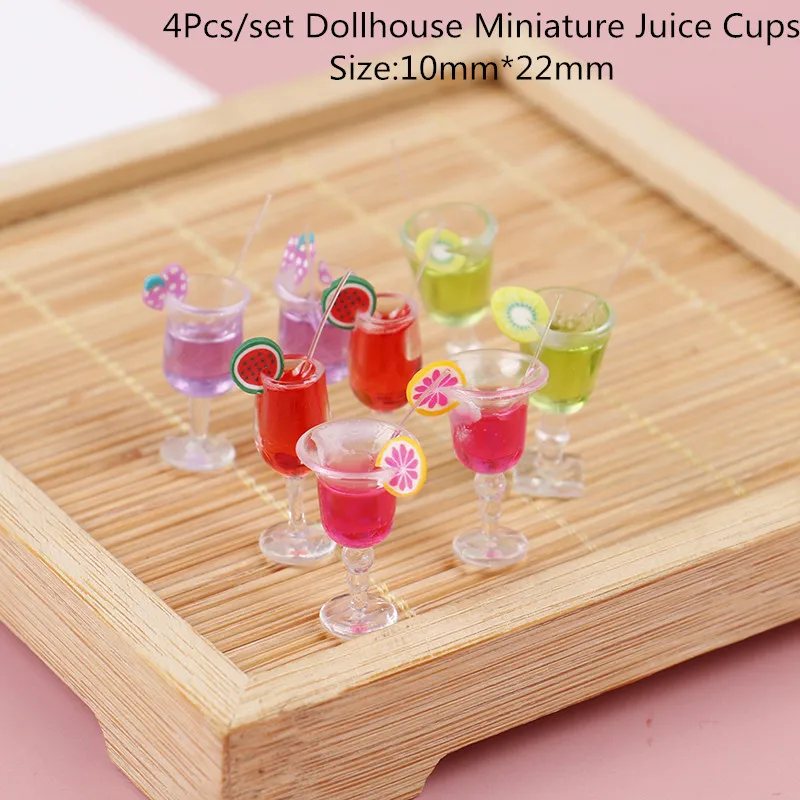 4 шт./компл. миниатюрные соковые чашки для напитков в кукольном домике, аксессуары для кухни, имитация кухонных игрушек, подарок
4 шт./компл. миниатюрные соковые чашки для напитков в кукольном домике, аксессуары для кухни, имитация кухонных игрушек, подарок