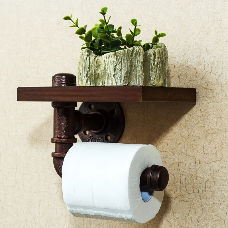 Artistic Versatile Toilet Paper Holder Black Mobile Phone Box Wood Material Wall Hanging No Punching Bathroom Product
Artistic Versatile Toilet Paper Holder Black Mobile Phone Box Wood Material Wall Hanging No Punching Bathroom Product