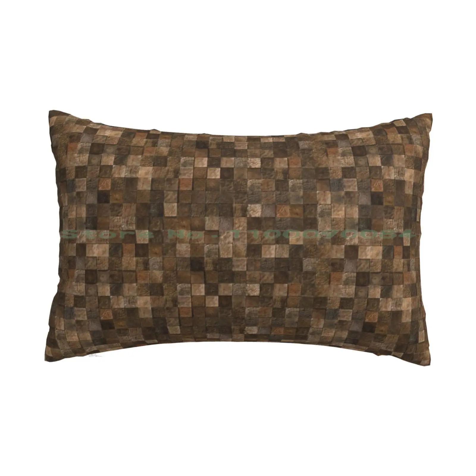 

Square Wood Block Faux Mosaic Texture Pattern Pillow Case 20x30 50*75 Sofa Bedroom No Way Home Far From Home Tom Holland Funny
