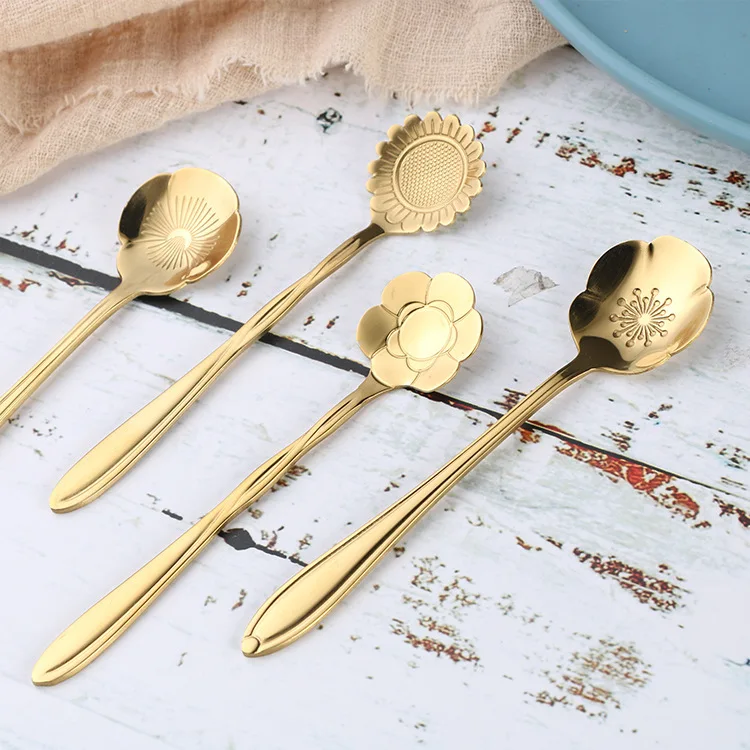 Stainless Steel Cherry Spoon, Rose Spoon, Leaf Spoon, Flower Spoon, Coffee Spoon, Creative Japanese Style Stirring Petal Spoon
Stainless Steel Cherry Spoon, Rose Spoon, Leaf Spoon, Flower Spoon, Coffee Spoon, Creative Japanese Style Stirring Petal Spoon