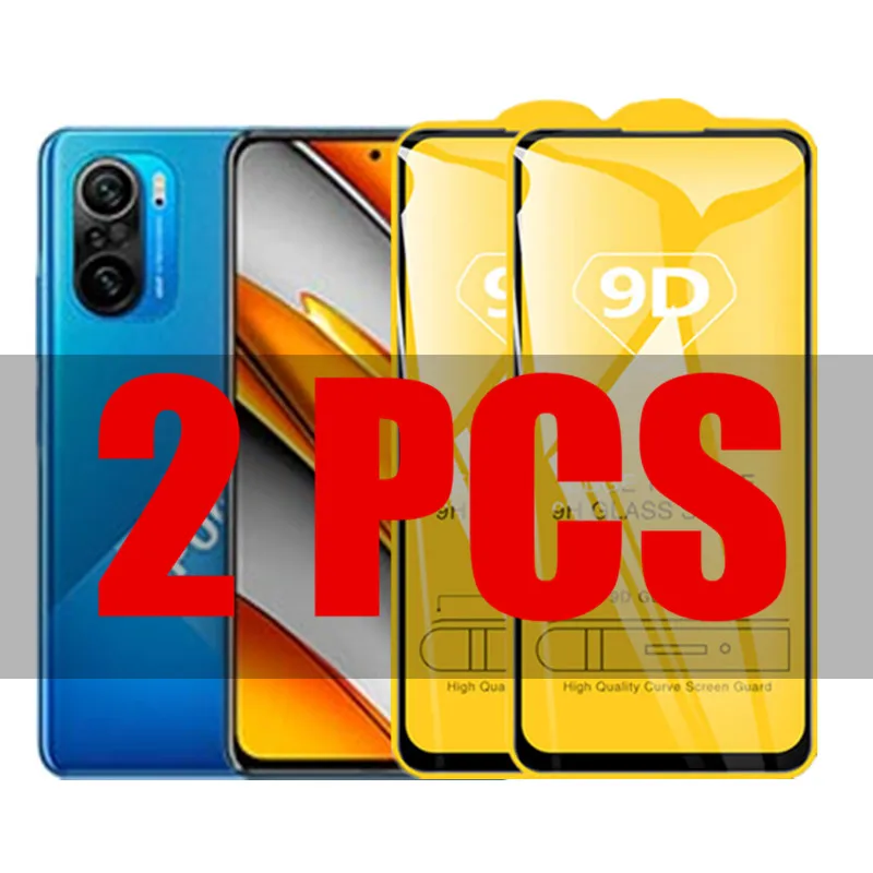 

2Pcs 9D Glass For Xiaomi Poco F3 Protective Glass For Xiaomi Poco F3 Glass 6.67 inch Pocophone F3 POCOF3 Screen Protector