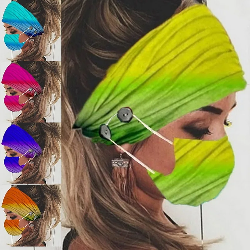 Повязка на голову Женская эластичная для бега 2 шт./набор лента волос при занятиях