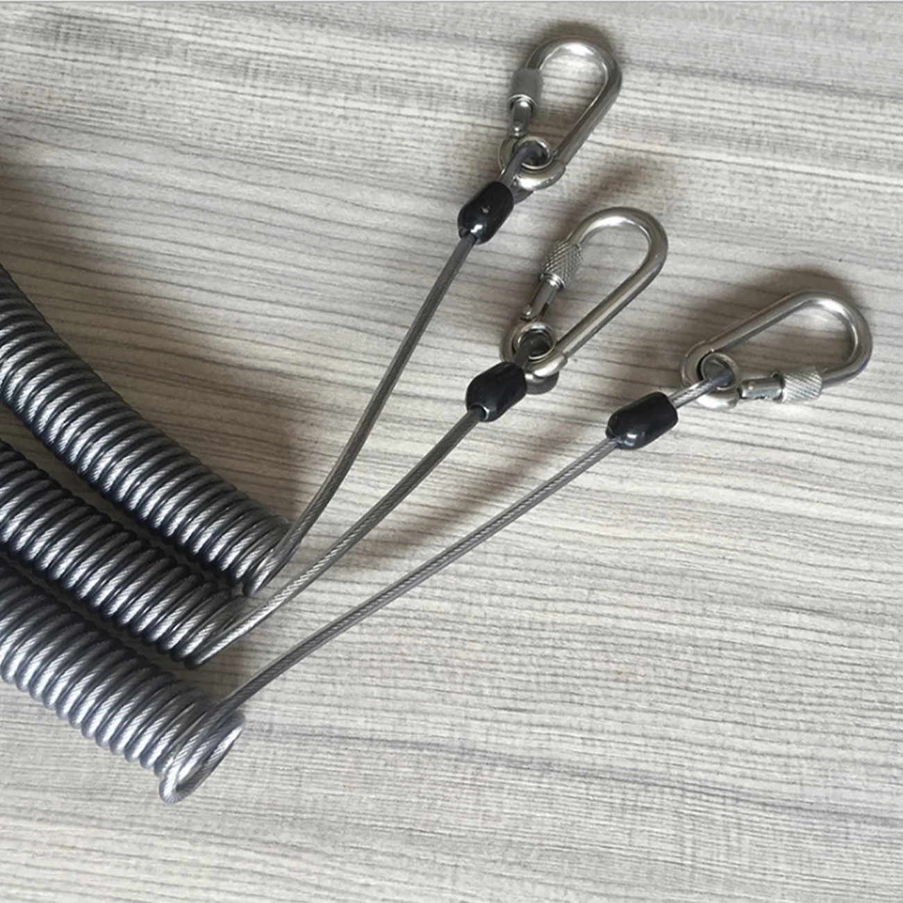 Stainless steel slip rope S-shaped carabiner tool fishing rod sports accessories 
Stainless steel slip rope S-shaped carabiner tool fishing rod sports accessories