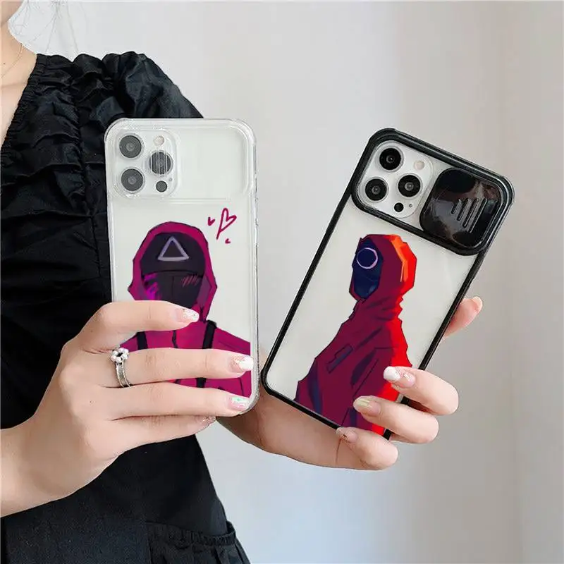 Squid Game TV 456 Phone Case For iPhone 7 8 11 12 X XS XR MINI Pro Max Plus Slide Camera Lens Protection Pink Soldiers 067
Squid Game TV 456 Phone Case For iPhone 7 8 11 12 X XS XR MINI Pro Max Plus Slide Camera Lens Protection Pink Soldiers 067