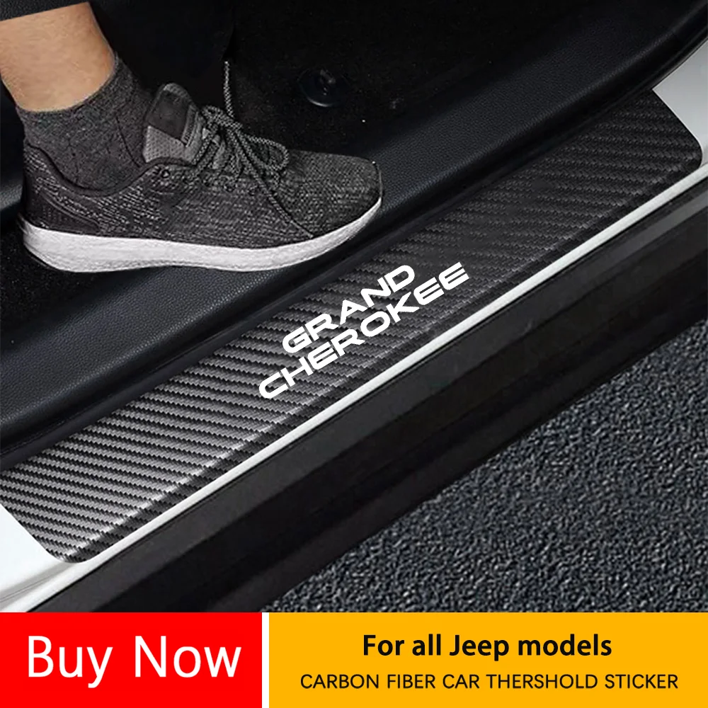 Scuff Plate Carbon Fiber Car Door Threshold Pedal Sticker for Jeep X4 4XE Jeep Classic Commander Compass Grand Caravan Gladiator
Scuff Plate Carbon Fiber Car Door Threshold Pedal Sticker for Jeep X4 4XE Jeep Classic Commander Compass Grand Caravan Gladiator
