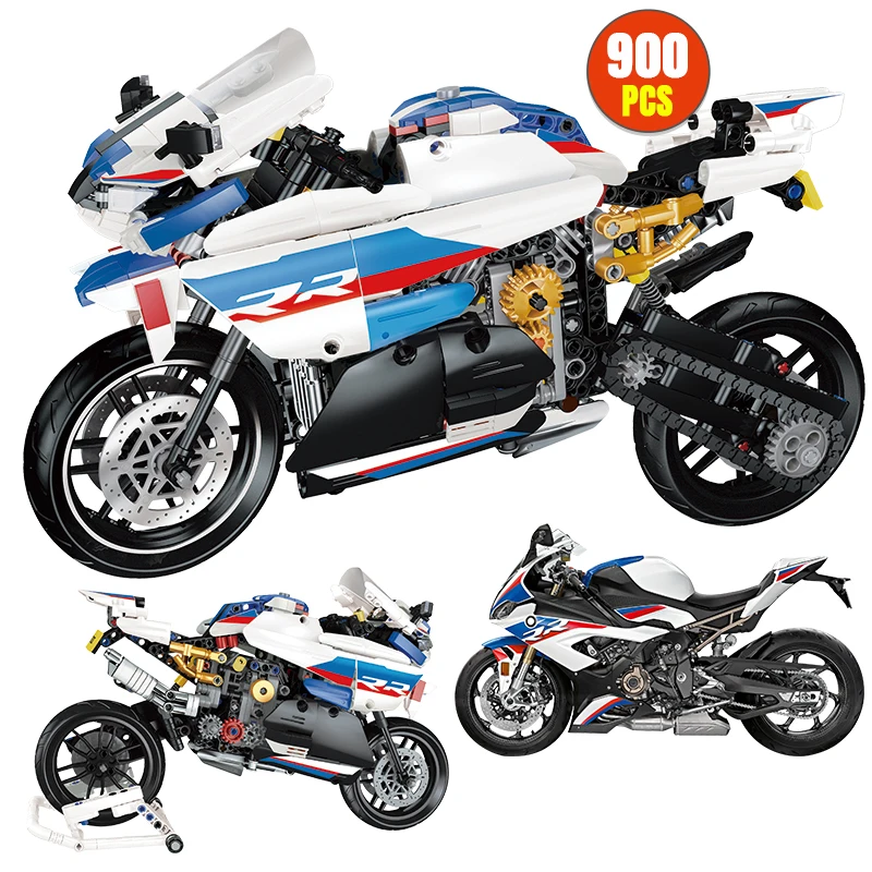 900PCS City Mechanic Locomotive Model Building Blocks Motorcycle Racing Car Bricks Toys For Children Boys Gifts
900PCS City Mechanic Locomotive Model Building Blocks Motorcycle Racing Car Bricks Toys For Children Boys Gifts