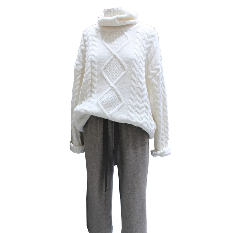 2020 new turtleneck women's network version of Korean autumn and winter loose hemp pattern diamond fashion base
2020 new turtleneck women's network version of Korean autumn and winter loose hemp pattern diamond fashion base