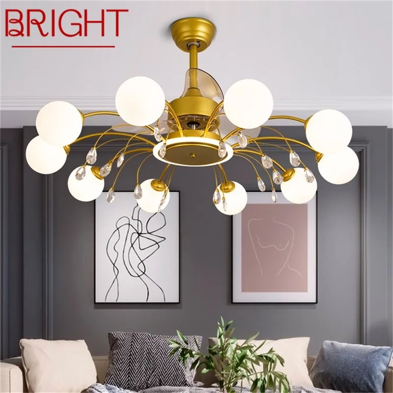 BRIGHT Nordic Ceiling Fan with Lights Modern Branch LED Lighting Remote Control for Home Dining Room
BRIGHT Nordic Ceiling Fan with Lights Modern Branch LED Lighting Remote Control for Home Dining Room