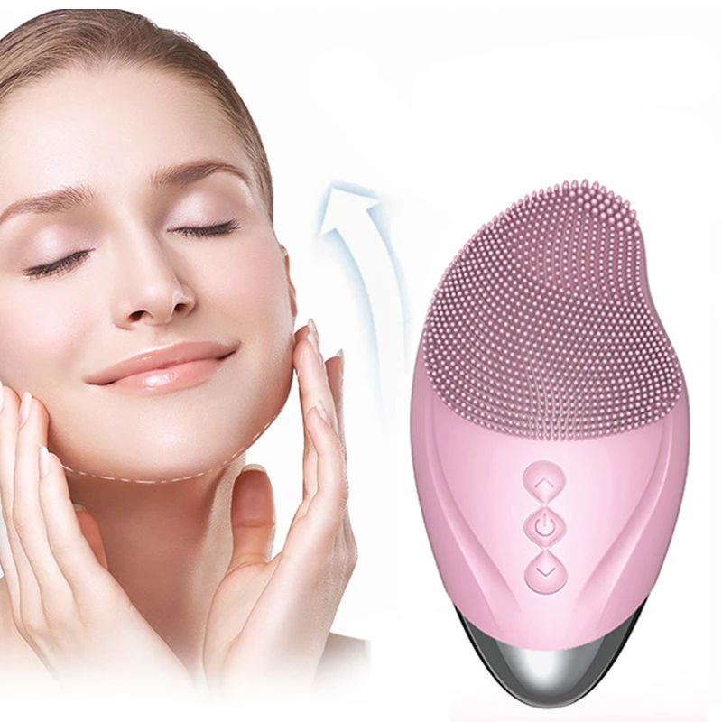 New Electric Silicone Cleanser Black Head Remove Face Lift Facial Cleaning Heating Eye Massager Multifunctional Facial Cleansing 
New Electric Silicone Cleanser Black Head Remove Face Lift Facial Cleaning Heating Eye Massager Multifunctional Facial Cleansing