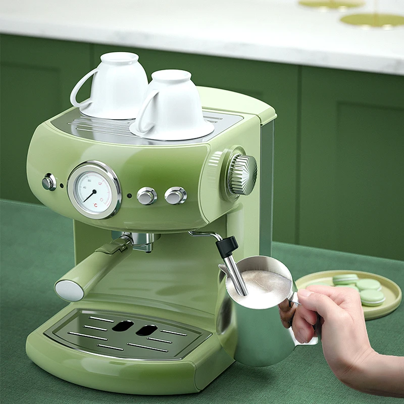 19bar Espresso Italian Coffee Machine Semi Automatic Coffee Machine with Visual Thermostat Steam Cappuccino Milk Frother
19bar Espresso Italian Coffee Machine Semi Automatic Coffee Machine with Visual Thermostat Steam Cappuccino Milk Frother