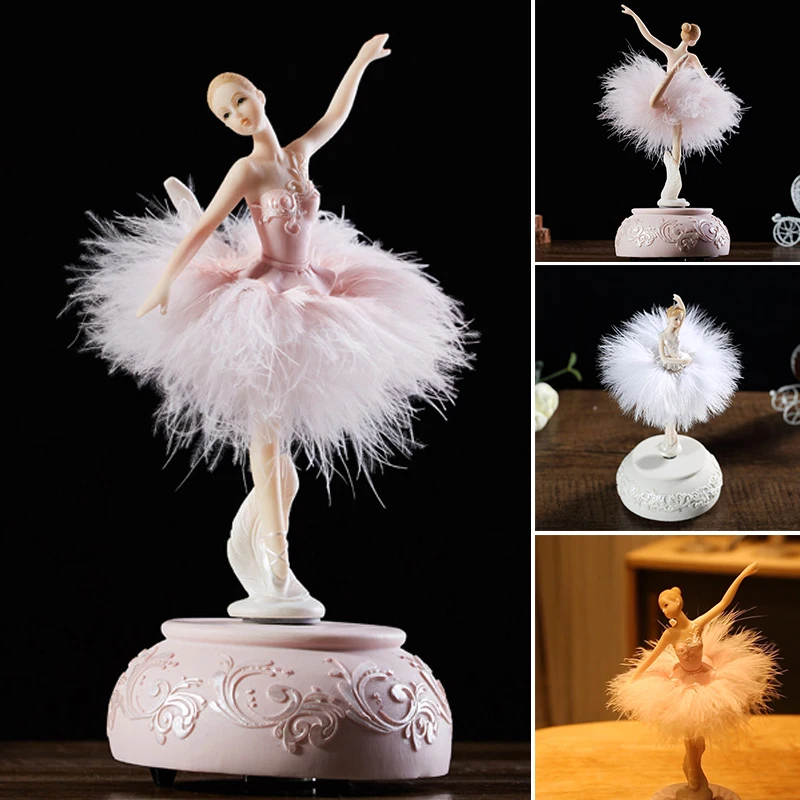 HOT Ballerina Rotating Music Box Ornament with Plume Skirt Durable Long Lasting Finer Details Best Gift for Women Girls
HOT Ballerina Rotating Music Box Ornament with Plume Skirt Durable Long Lasting Finer Details Best Gift for Women Girls