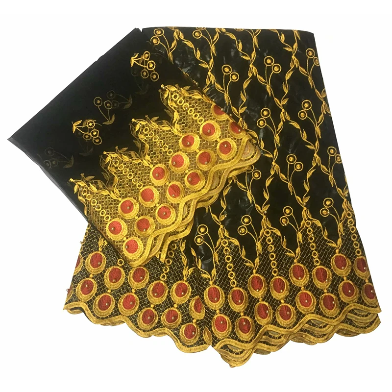 black gold lace embroidery wax beading African diy fabric 2019 new arrival guinea brocade nigerian gele headtie 5+2yards/lot
black gold lace embroidery wax beading African diy fabric 2019 new arrival guinea brocade nigerian gele headtie 5+2yards/lot
