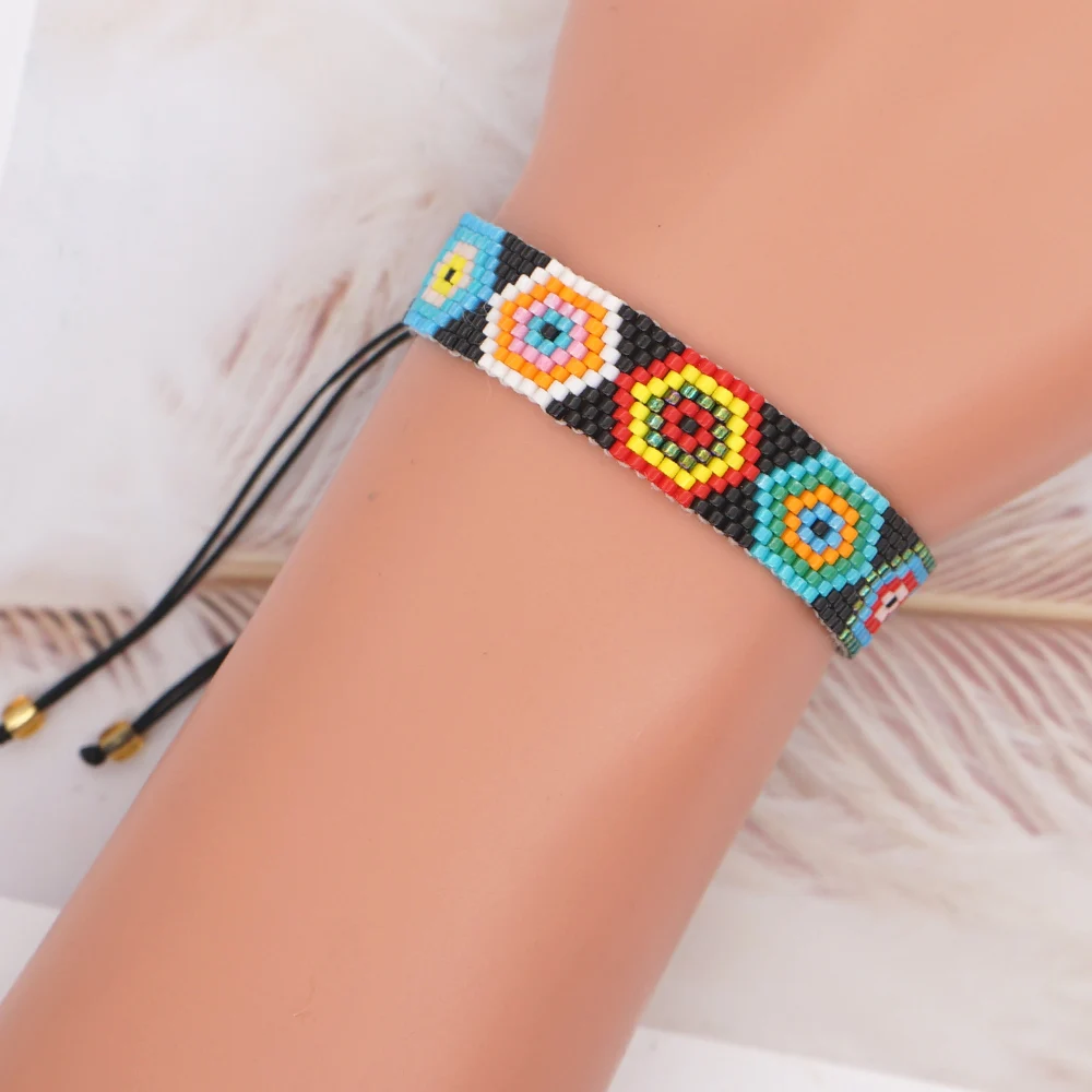 Go2boho Miyuki Women's Bracelets Lucky Eye Bracelet For Ladies 2021 Christian jewelry Gift Bead Woven Pulsera Friends Jewelry
Go2boho Miyuki Women's Bracelets Lucky Eye Bracelet For Ladies 2021 Christian jewelry Gift Bead Woven Pulsera Friends Jewelry