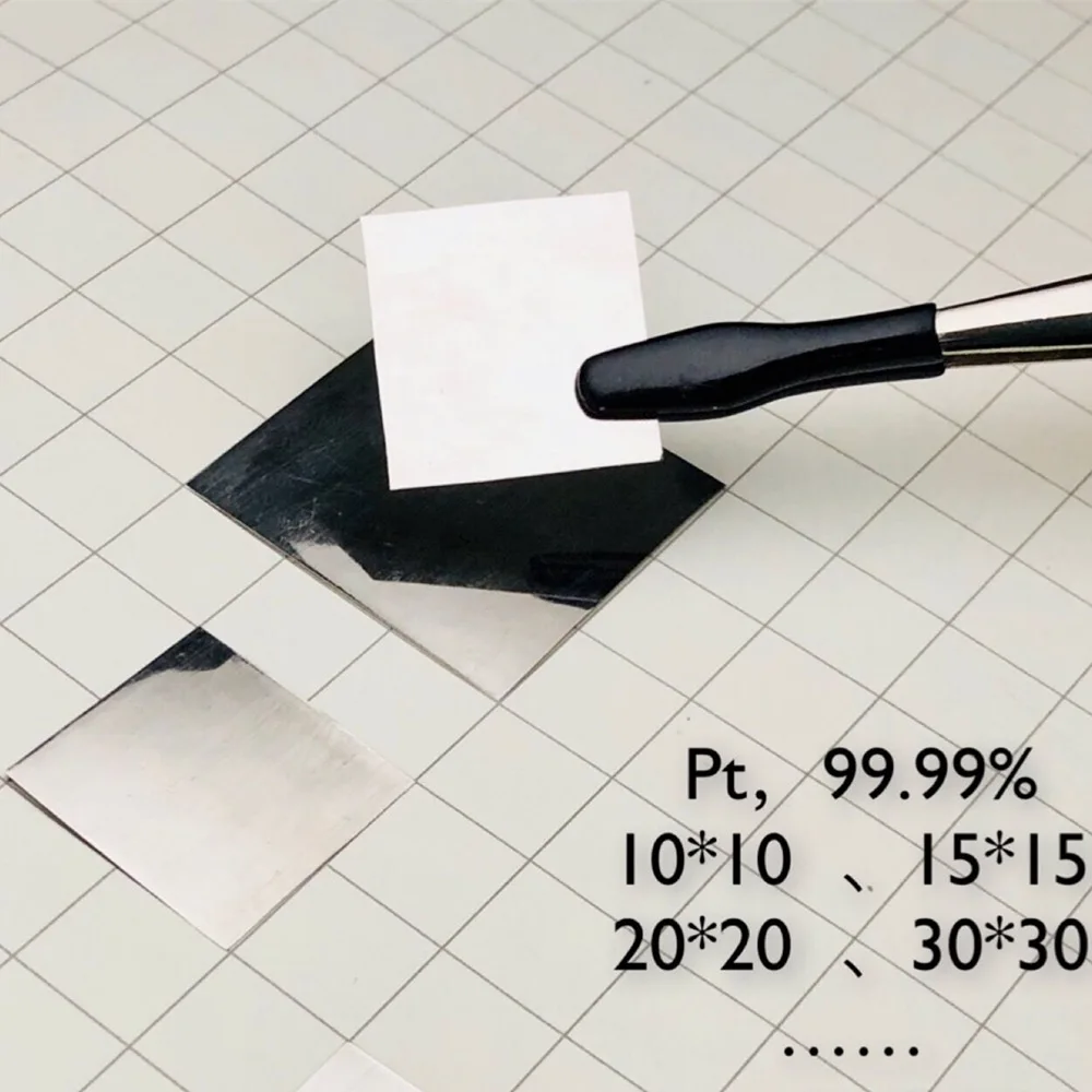 Platinum Plate Platinum Electrode Pure Pt Sheet 99.99% Hobbies Experiment Element Collection
Platinum Plate Platinum Electrode Pure Pt Sheet 99.99% Hobbies Experiment Element Collection