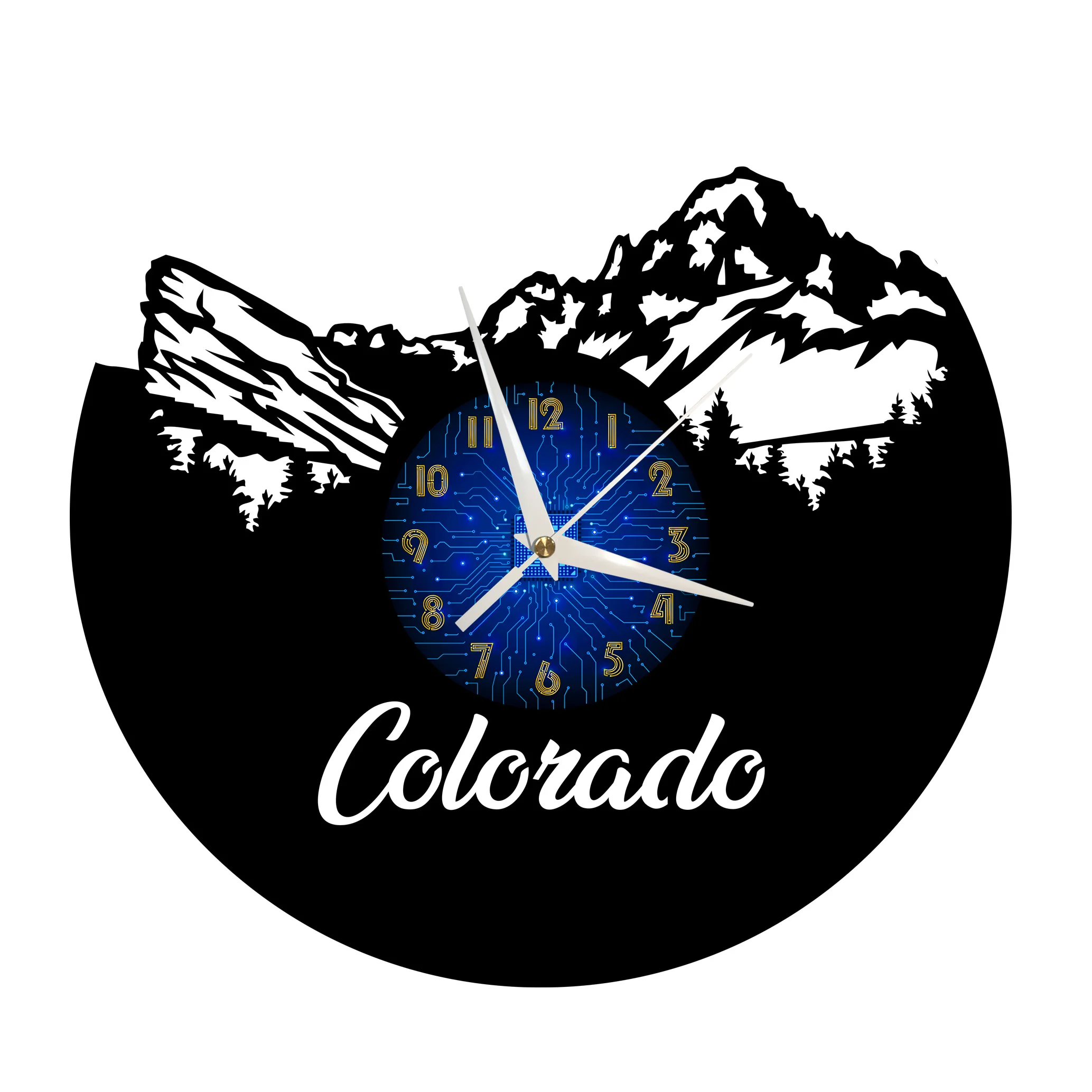 Colorado Modern Design Home Decor Creativity 12 Inch Vinyl Record Wall Clock LED Wall Decoration Clocks Gifts For The Family
Colorado Modern Design Home Decor Creativity 12 Inch Vinyl Record Wall Clock LED Wall Decoration Clocks Gifts For The Family