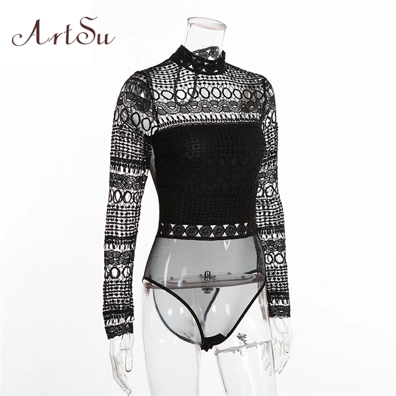 Artsu 2020 Autumn Lace Bodysuit Tops Sexy Mesh Women Black Long Sleeve Sexy Bodysuit Ladies Hollow Out Bodycon Bodysuit 41117
Artsu 2020 Autumn Lace Bodysuit Tops Sexy Mesh Women Black Long Sleeve Sexy Bodysuit Ladies Hollow Out Bodycon Bodysuit 41117