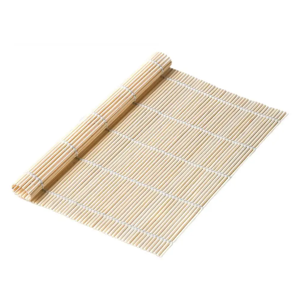 

1Pcs Sushi Curtain Rolling Mat Sushi Spoon DIY Onigiri Rice Roller Kitchen Gadgets Cooking Accessories Bamboo Sushi Maker Tools