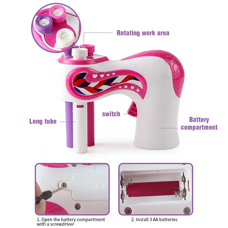 Автоматическая машинка для плетения волос электрическая сделай сам спиральный