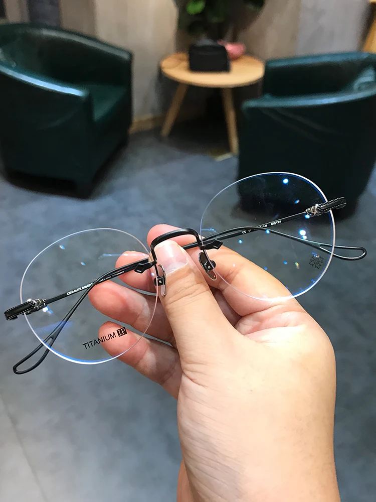 JIANDAN Titanium Rimless Reading Glasses Men & Women Presbyopic Eyeglasses Brand Design Anti Blue Light Lens
JIANDAN Titanium Rimless Reading Glasses Men & Women Presbyopic Eyeglasses Brand Design Anti Blue Light Lens