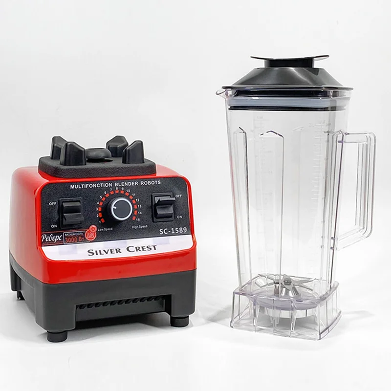 SILVER CREST 3000W Heavy Duty Commercial Grade Blender 6 Blades Mixer Juicer Fruit Food Processor Ice Smoothies BPA Free 2L Jar
SILVER CREST 3000W Heavy Duty Commercial Grade Blender 6 Blades Mixer Juicer Fruit Food Processor Ice Smoothies BPA Free 2L Jar