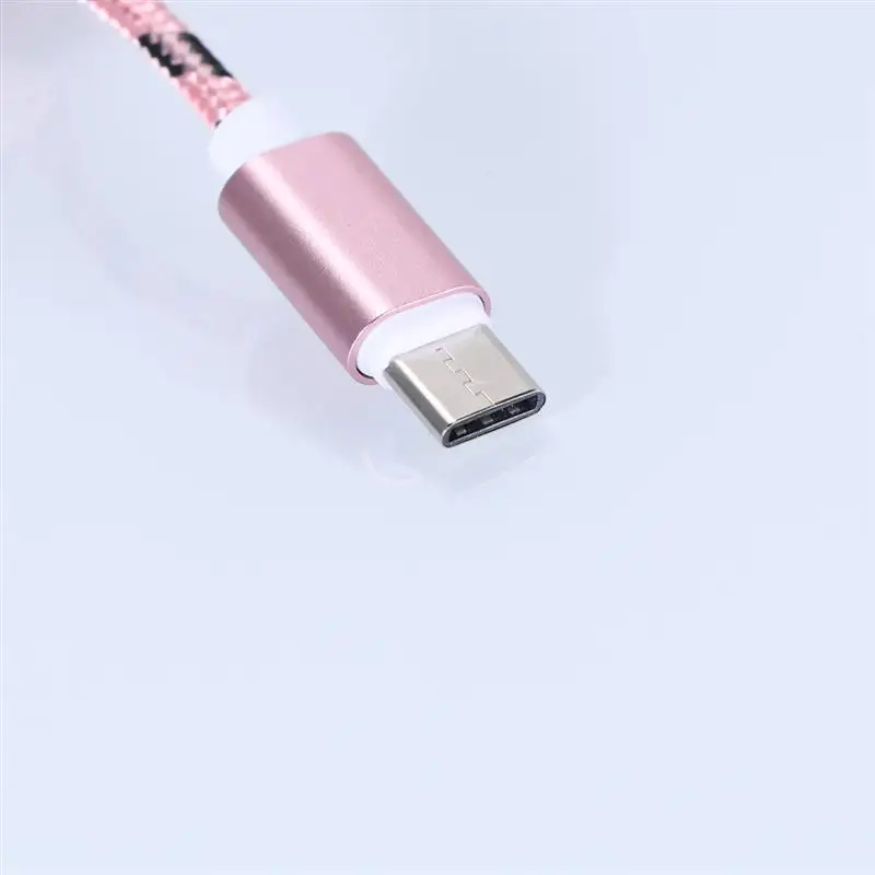 Type-C USB Cable Nylon Braided Mobile Phone Charging Cable Fast Charging Cord Data Sync Charger Cable (Rose Gold, 1.5m)
Type-C USB Cable Nylon Braided Mobile Phone Charging Cable Fast Charging Cord Data Sync Charger Cable (Rose Gold, 1.5m)
