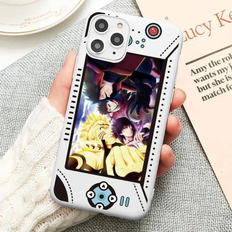 Naruto Cartoon Japanese Anime battle coque Phone Case Candy Color White for iPhone12 11 pro XS MAX 8 7 Plus X SE 2020 XR
Naruto Cartoon Japanese Anime battle coque Phone Case Candy Color White for iPhone12 11 pro XS MAX 8 7 Plus X SE 2020 XR