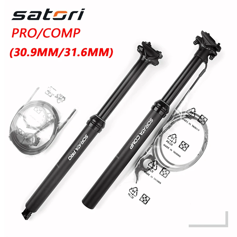 SATORI MTB External/Internal Air Seatpost 125/150mm travel 440/460mm Remote seat post 30.9mm 31.6mm Height Adjustable Seatpost
SATORI MTB External/Internal Air Seatpost 125/150mm travel 440/460mm Remote seat post 30.9mm 31.6mm Height Adjustable Seatpost