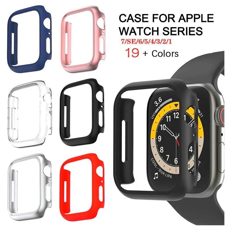 Matte Case for Apple Watch 45mm 41mm 38mm 42mm 40mm 44mm Hard PC Bumper Protective Cover Frame for iWatch SE 7 6 5 4 3 2 1
Matte Case for Apple Watch 45mm 41mm 38mm 42mm 40mm 44mm Hard PC Bumper Protective Cover Frame for iWatch SE 7 6 5 4 3 2 1