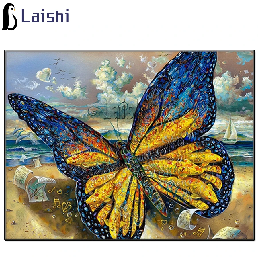5D DIY Diamond Painting Animal Butterfly Cross Stitch Kit Full Drill Diamond Embroidery Mosaic Picture of Rhinestones Home Decor 
5D DIY Diamond Painting Animal Butterfly Cross Stitch Kit Full Drill Diamond Embroidery Mosaic Picture of Rhinestones Home Decor
