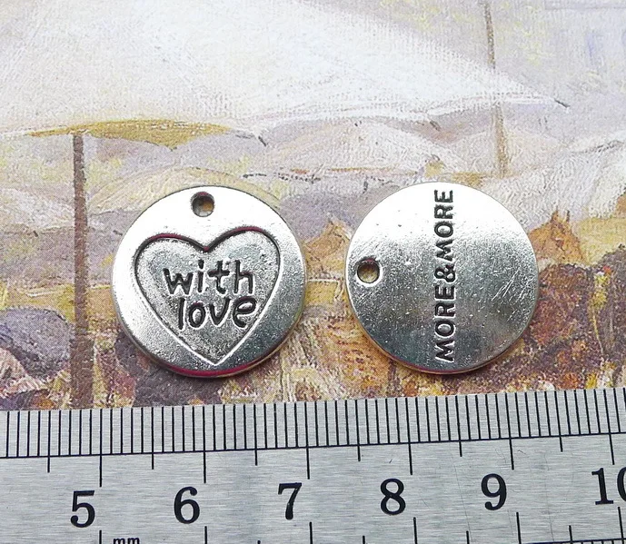Supplies For Jewelry Making 4pcs 20x20mm Antique Silver Color With Love Charms
Supplies For Jewelry Making 4pcs 20x20mm Antique Silver Color With Love Charms