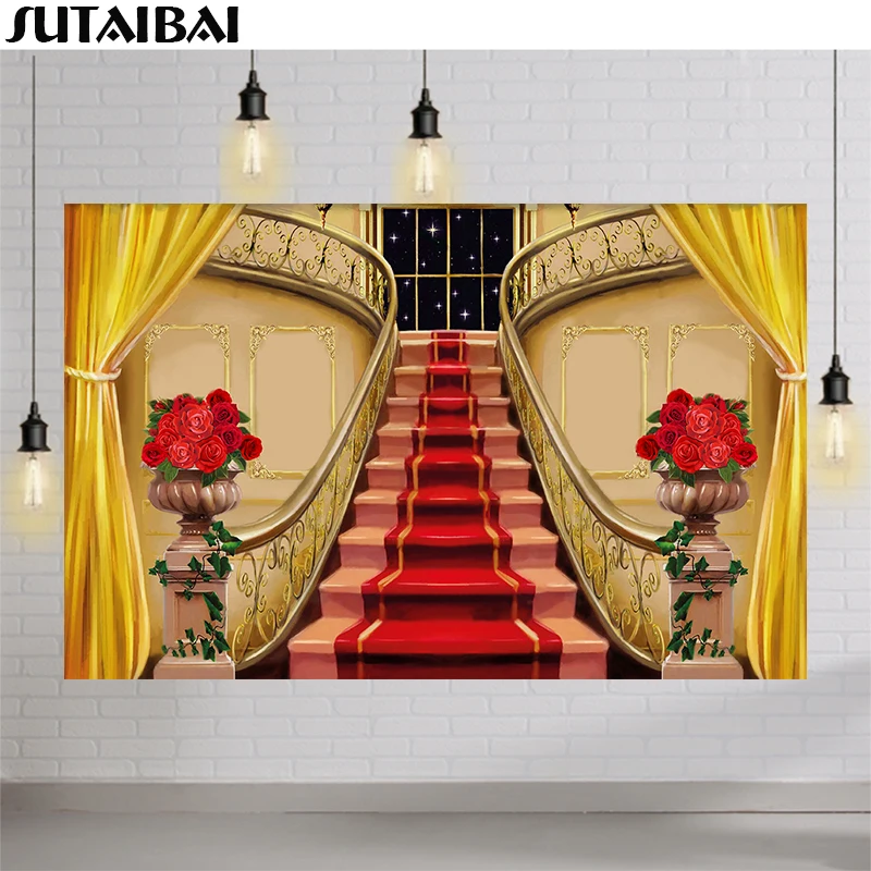 Red Carpet Stairs Photography Backdrop Party Vintage Rose Flower Gold Opera Castle Light Palace Portrait Photo Background
Red Carpet Stairs Photography Backdrop Party Vintage Rose Flower Gold Opera Castle Light Palace Portrait Photo Background