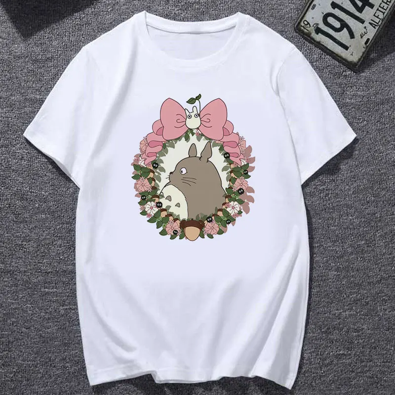 T Shirt Totoro Graphic Print Aesthetic Women Short Sleeve Casual Feminina Tees Korean Fashion Lady Female Woman T Shirts
T Shirt Totoro Graphic Print Aesthetic Women Short Sleeve Casual Feminina Tees Korean Fashion Lady Female Woman T Shirts