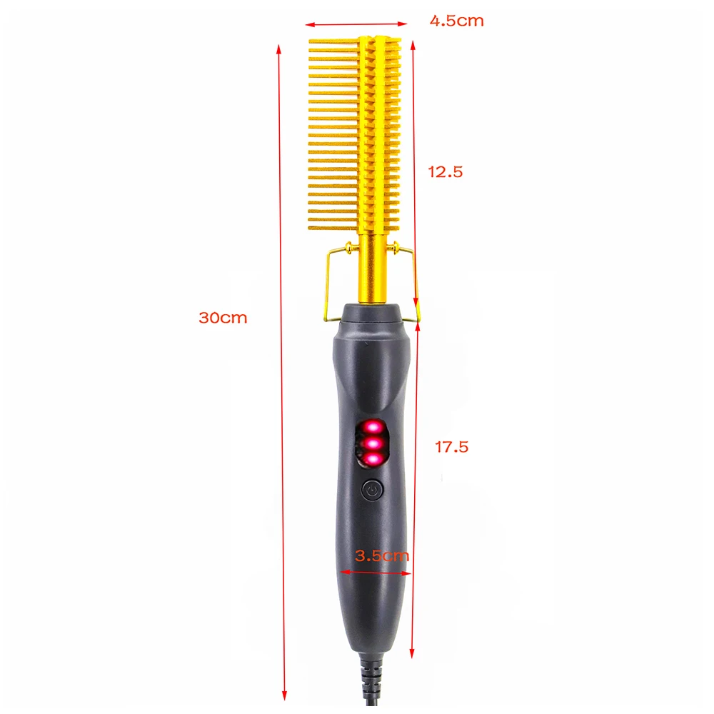 Hair Straightener Flat Irons Straightening Brush Hot Heating Comb Hair Straight Styler Corrugation Curling Iron Hair Curler Comb
Hair Straightener Flat Irons Straightening Brush Hot Heating Comb Hair Straight Styler Corrugation Curling Iron Hair Curler Comb