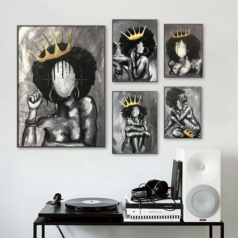 Black White African Woman Figure Art Painting Abstract Wall Decor Sexy Lady Canvas Picture Frameless Paintings On Loft
Black White African Woman Figure Art Painting Abstract Wall Decor Sexy Lady Canvas Picture Frameless Paintings On Loft