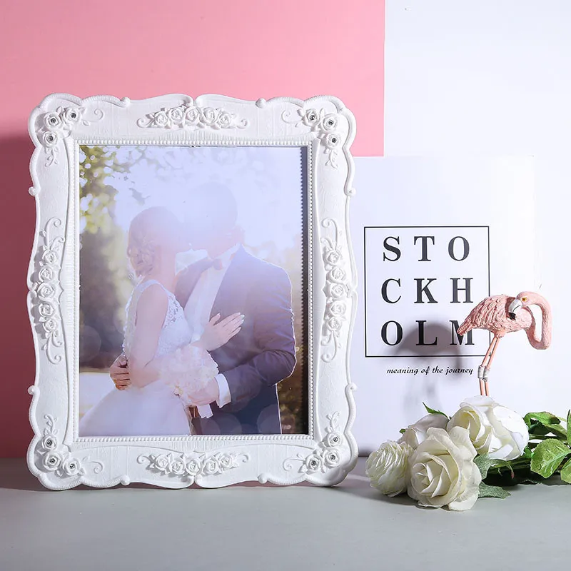 White European Photo Frame Home Living Room Table Setting Decoration Modern Minimalist Carved Photo Frame
White European Photo Frame Home Living Room Table Setting Decoration Modern Minimalist Carved Photo Frame